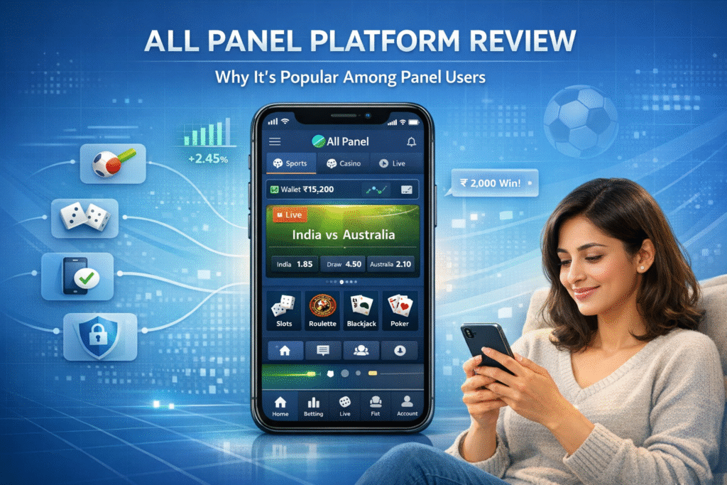 All Panel Platform Review – Explore why this platform is popular among panel users, featuring easy navigation, multiple betting options, secure access, and a smooth user experience for online gaming enthusiasts.