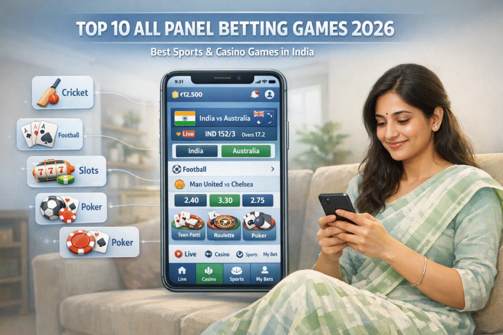 Best Allpanelexch Games 2026 showcasing top 10 popular online betting picks in India with a modern gaming interface, vibrant visuals, and mobile-friendly design for an engaging user experience.