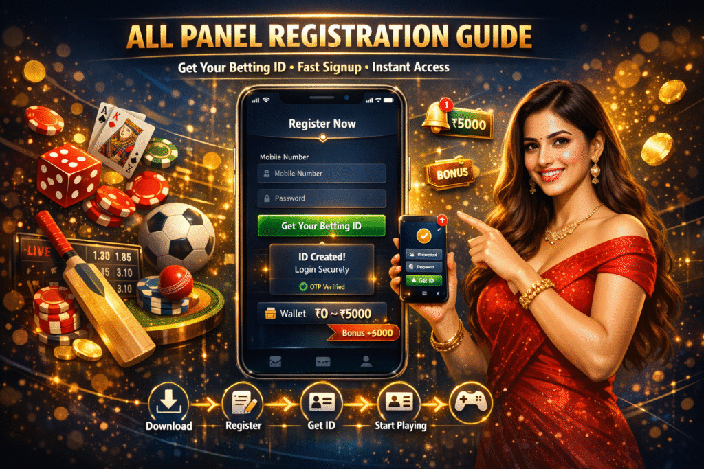 All Panel Registration process to get fast betting ID on AllPanelExch