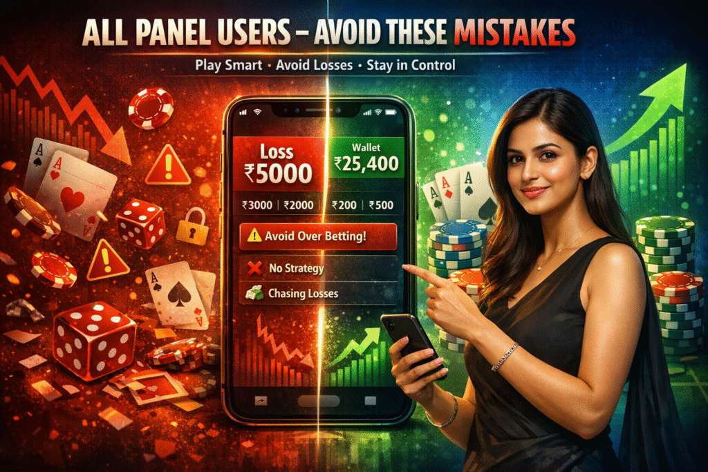 Common mistakes new All Panel users make with betting strategies, budget control, and safe gameplay tips